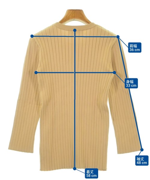 Mila Owen（ミラオーウェン）ニット・セーター ベージュ サイズ:0(S位) レディース/2200619876050