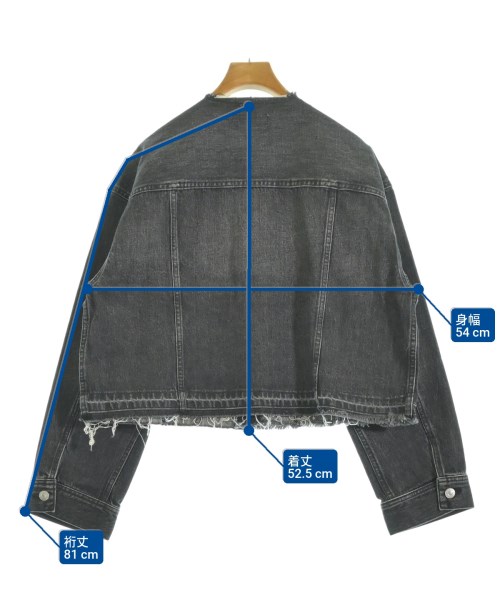 Mila Owen（ミラオーウェン）デニムジャケット 黒 サイズ:1(M位) レディース/2200614808018