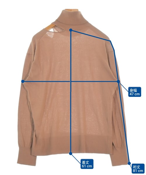 Mila Owen（ミラオーウェン）ニット・セーター ベージュ サイズ:0(S位) レディース/2200670882113