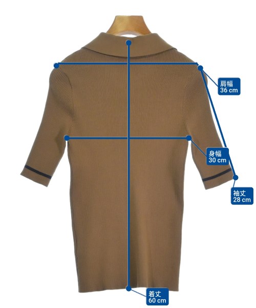 Mila Owen（ミラオーウェン）ニット・セーター 茶 サイズ:0(S位) レディース/2200668902069