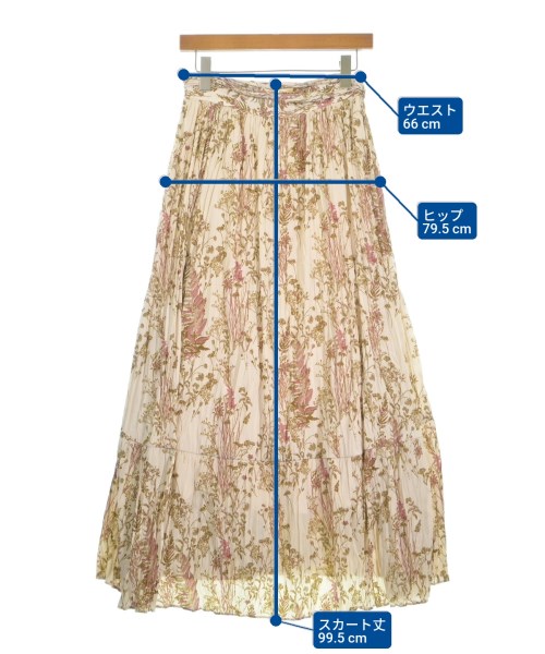 Mila Owen（ミラオーウェン）ロング・マキシ丈スカート 白 サイズ:1(M位) レディース/2200669780079