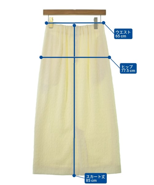 Mila Owen（ミラオーウェン）ロング・マキシ丈スカート 白 サイズ:1(M位) レディース/2200669516012