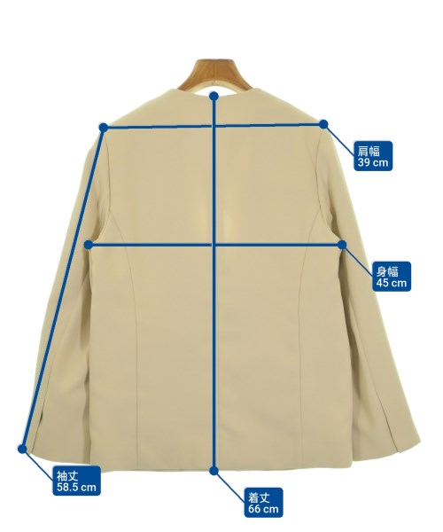 Mila Owen（ミラオーウェン）ジャケット ベージュ サイズ:0(S位) レディース/2200669796025