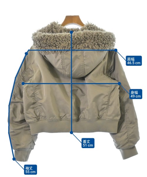 Mila Owen（ミラオーウェン）ミリタリーブルゾン グレー サイズ:0(S位) レディース/2200663193011