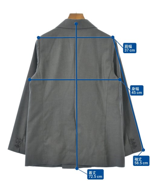 Mila Owen（ミラオーウェン）テーラードジャケット グレー サイズ:0(S位) レディース/2200670557066