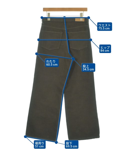 Mila Owen（ミラオーウェン）デニムパンツ 茶 サイズ:0(S位) レディース/2200671591045