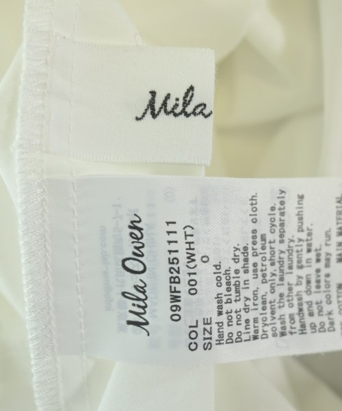 Mila Owen（ミラオーウェン）ブラウス 白 サイズ:0(S位) レディース/2200668286046