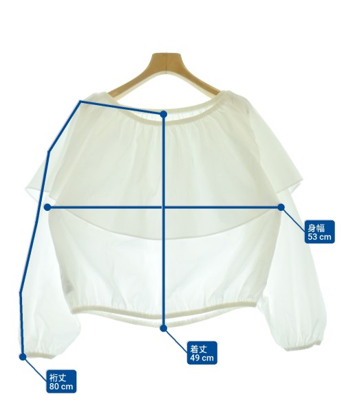 Mila Owen（ミラオーウェン）ブラウス 白 サイズ:0(S位) レディース/2200668286046