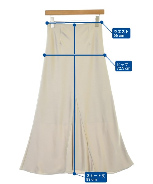 Mila Owen（ミラオーウェン）ロング・マキシ丈スカート ベージュ サイズ:0(S位) レディース/2200669291056