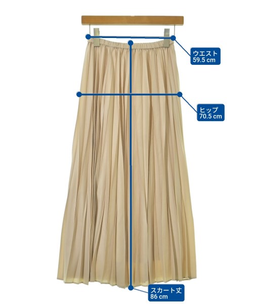 Mila Owen（ミラオーウェン）ロング・マキシ丈スカート ベージュ サイズ:0(S位) レディース/2200669337068