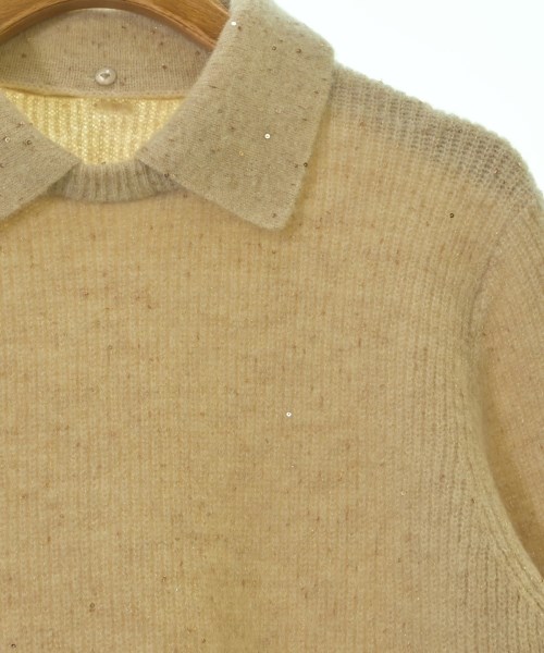 Mila Owen（ミラオーウェン）ニット・セーター ベージュ サイズ:1(M位) レディース/2200671226015