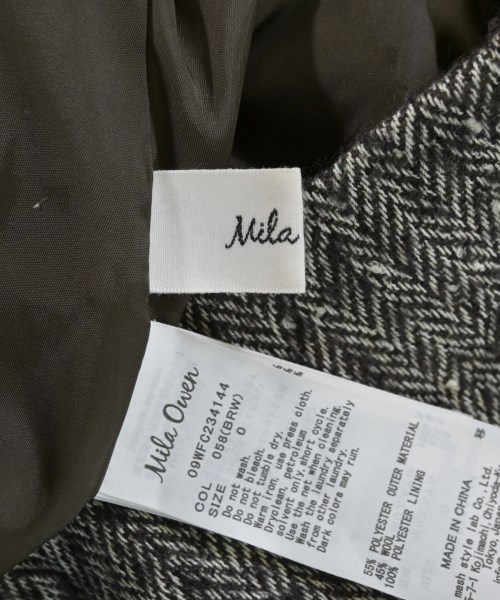 Mila Owen（ミラオーウェン）チェスターコート 茶 サイズ:0(S位) レディース/2200671862022