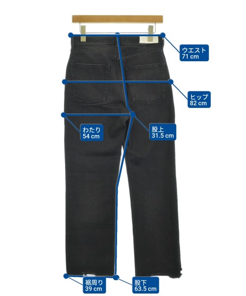 Mila Owen（ミラオーウェン）デニムパンツ 黒 サイズ:0(S位) レディース/2200668957182