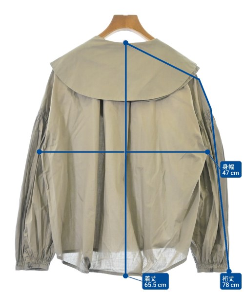 Mila Owen（ミラオーウェン）ブラウス ベージュ サイズ:0(S位) レディース/2200673215239