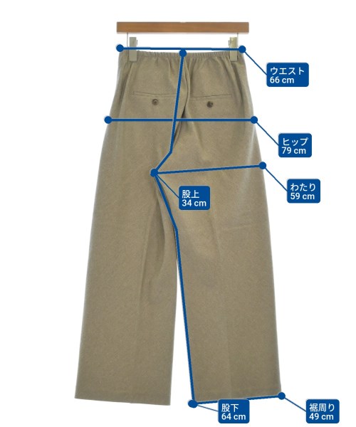 Mila Owen（ミラオーウェン）スラックス ベージュ サイズ:0(S位) レディース/2200674911055