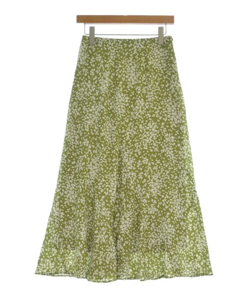 Mila Owen(ミラオーウェン)ロング・マキシ丈スカート 緑 サイズ:1(M位)/2200671182175