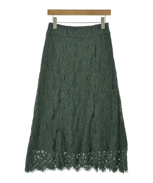 IENA(イエナ)ロング・マキシ丈スカート 緑 サイズ:36(S位)/2200671182274