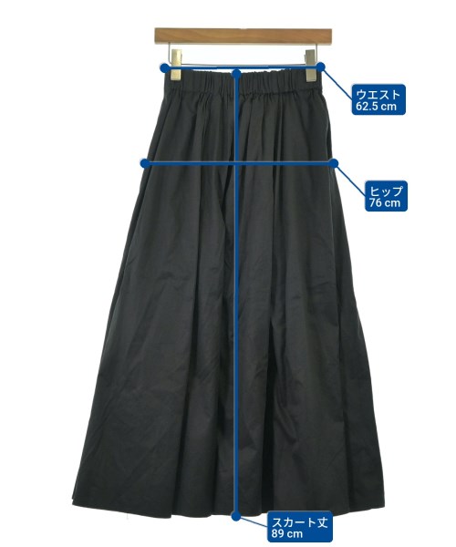 Mila Owen（ミラオーウェン）ロング・マキシ丈スカート 黒 サイズ:0(S位) レディース/2200671486099