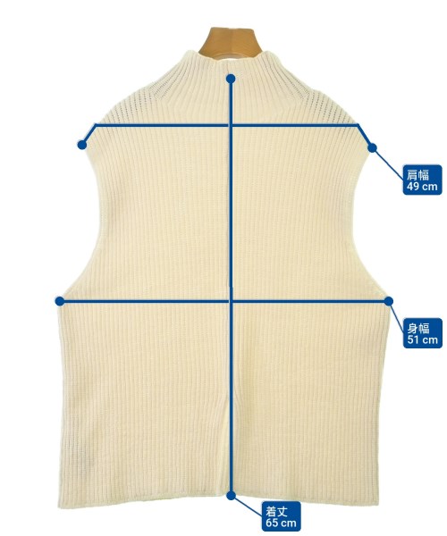 Mila Owen（ミラオーウェン）ベスト 白 サイズ:0(S位) レディース/2200675016070