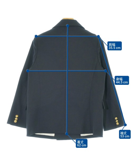 Mila Owen（ミラオーウェン）テーラードジャケット 紺 サイズ:0(S位) レディース/2200678360019