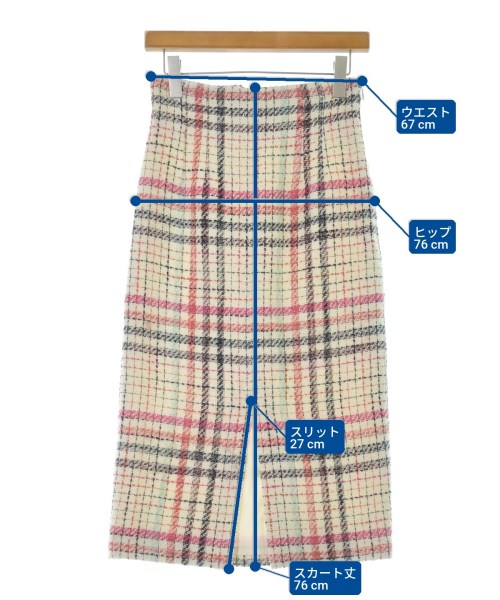 Mila Owen（ミラオーウェン）ロング・マキシ丈スカート 白 サイズ:1(M位) レディース/2200672576072