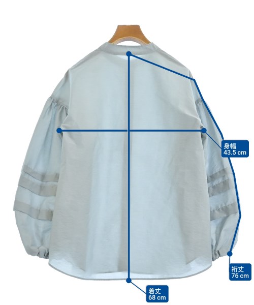 Mila Owen（ミラオーウェン）ブラウス 青 サイズ:0(S位) レディース/2200674856028