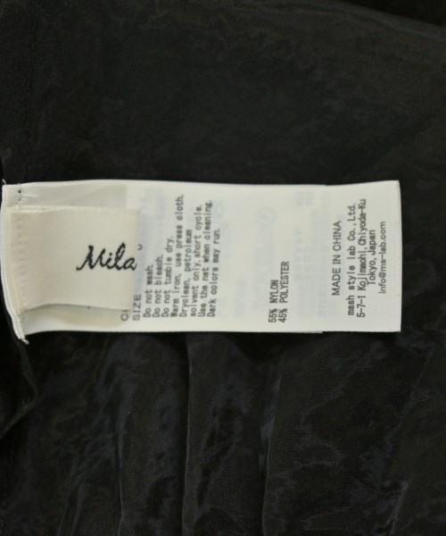 Mila Owen（ミラオーウェン）ワンピース 黒 サイズ:0(S位) レディース/2200677385051