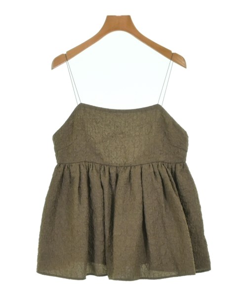 Mila Owen(ミラオーウェン)ブラウス 茶 サイズ:0(S位)/2200672454059