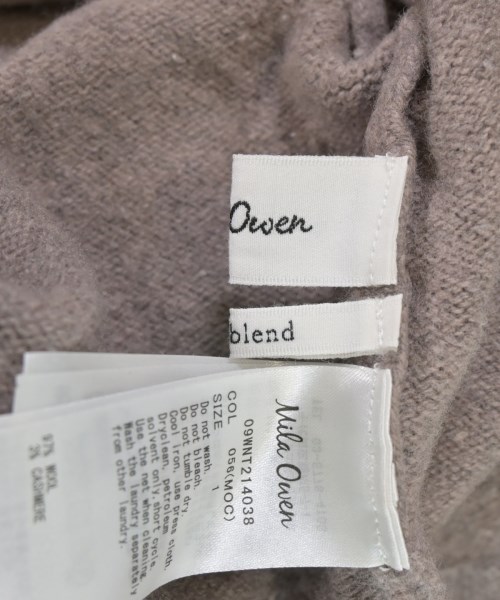 Mila Owen（ミラオーウェン）ニット・セーター 茶 サイズ:1(M位) レディース/2200675615020