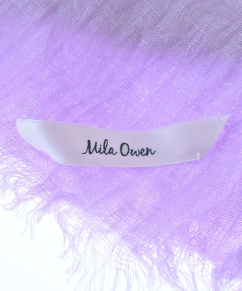 Mila Owen（ミラオーウェン）ストール 紫 サイズ:- レディース/2200689823176