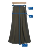 Mila Owen（ミラオーウェン）ロング・マキシ丈スカート 茶 サイズ:1(M位) レディース/2200697264039