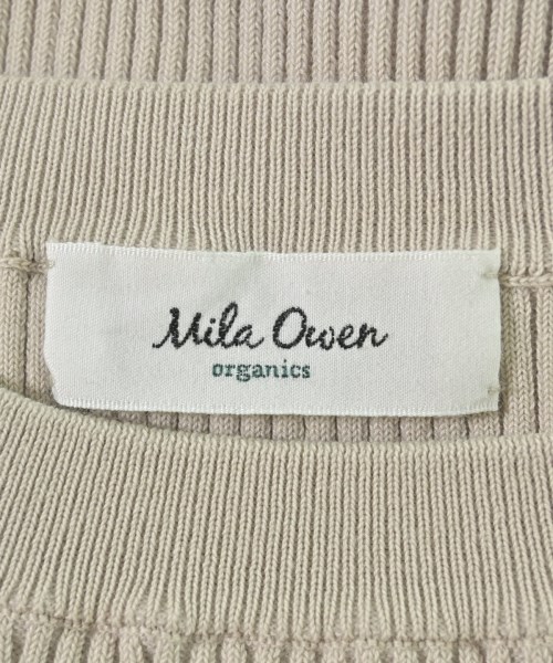 Mila Owen（ミラオーウェン）ニット・セーター ベージュ サイズ:1(M位) レディース/2200692275078