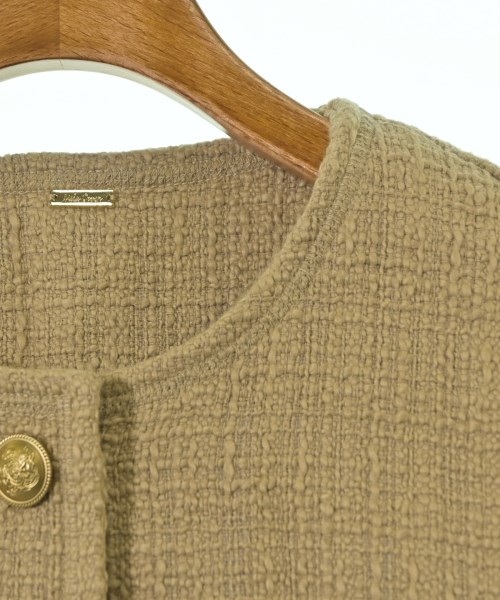 Mila Owen（ミラオーウェン）ノーカラージャケット ベージュ サイズ:1(M位) レディース/2200649240012