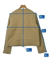 Mila Owen（ミラオーウェン）ノーカラージャケット ベージュ サイズ:1(M位) レディース/2200649240012