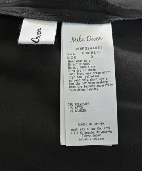 Mila Owen（ミラオーウェン）オールインワン/サロペット 黒 サイズ:0(S位) レディース/2200645892154