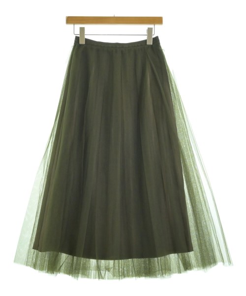 Mila Owen(ミラオーウェン)ロング・マキシ丈スカート カーキ サイズ:0(S位)/2200648908012