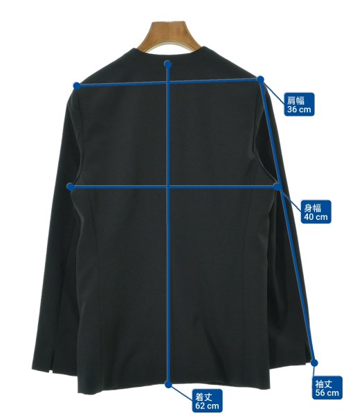 Mila Owen（ミラオーウェン）ノーカラージャケット グレー サイズ:0(S位) レディース/2200650464032