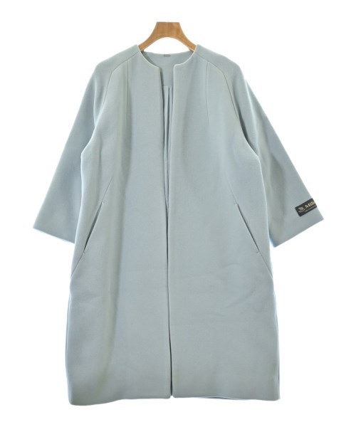 Mila Owen(ミラオーウェン)コート 青 サイズ:0(S位)/2200646473154