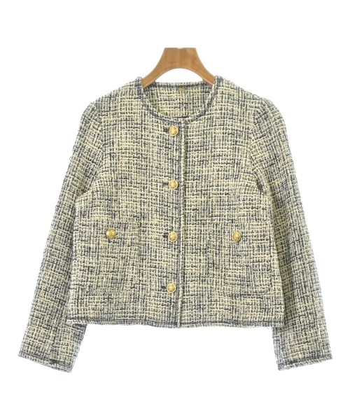 Mila Owen(ミラオーウェン)ノーカラージャケット 白 サイズ:1(M位)/2200652075021