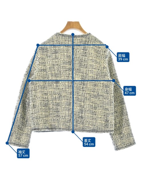 Mila Owen（ミラオーウェン）ノーカラージャケット 白 サイズ:1(M位) レディース/2200652075021