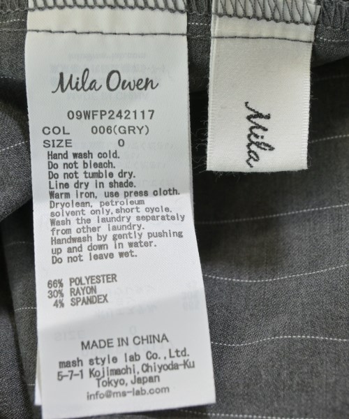 Mila Owen（ミラオーウェン）その他 グレー サイズ:0(S位) レディース/2200648747017
