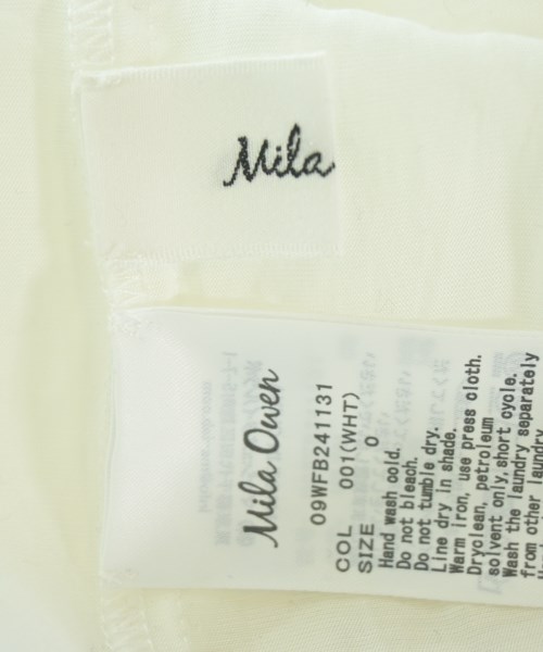 Mila Owen（ミラオーウェン）ブラウス 白 サイズ:0(S位) レディース/2200648233190