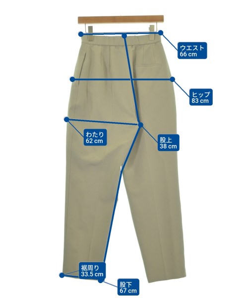 Mila Owen（ミラオーウェン）スラックス カーキ サイズ:1(M位) レディース/2200655452096