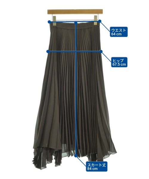 Mila Owen（ミラオーウェン）ロング・マキシ丈スカート 茶 サイズ:1(M位) レディース/2200622170046