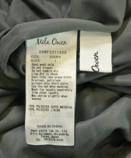 Mila Owen（ミラオーウェン）ロング・マキシ丈スカート グレー サイズ:1(M位) レディース/2200643773042