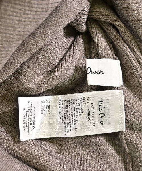 Mila Owen（ミラオーウェン）ニット・セーター 茶 サイズ:1(M位) レディース/2200653312095