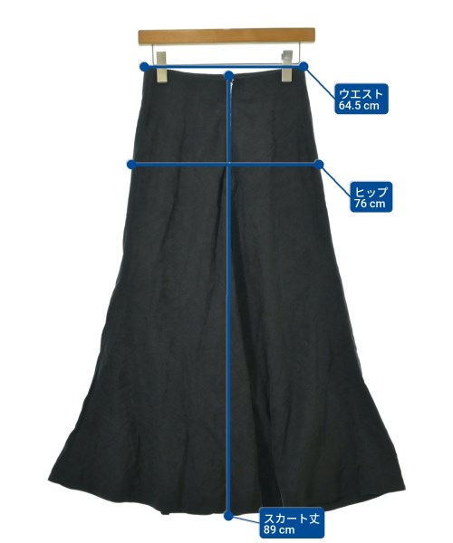 Mila Owen（ミラオーウェン）ロング・マキシ丈スカート 黒 サイズ:1(M位) レディース/2200654464113