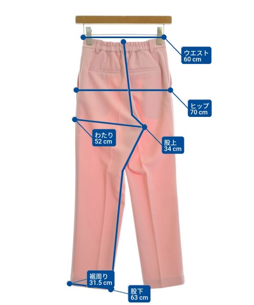 Mila Owen（ミラオーウェン）スラックス ピンク サイズ:00(XS位) レディース/2200658018053