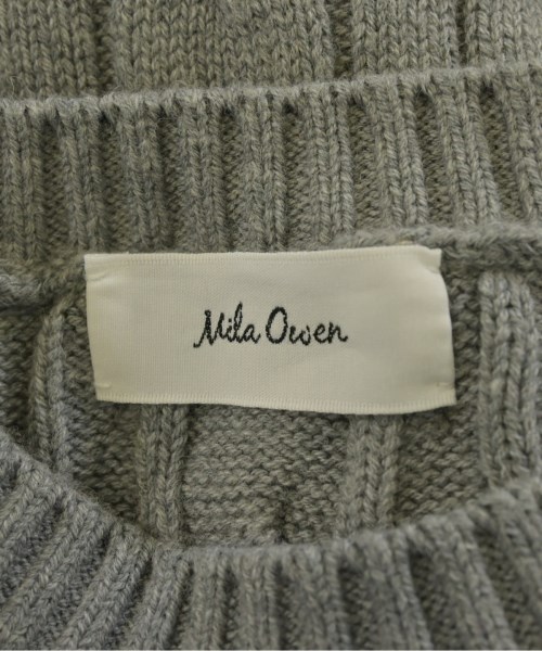 Mila Owen（ミラオーウェン）ニット・セーター グレー サイズ:0(S位) レディース/2200655440024