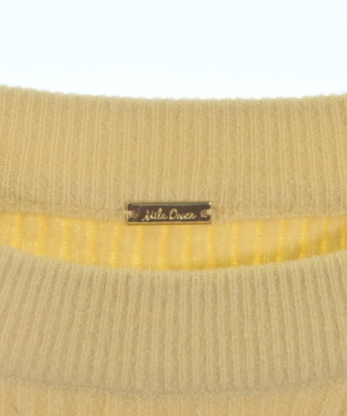 Mila Owen（ミラオーウェン）ニット・セーター 黄 サイズ:1(M位) レディース/2200656459018